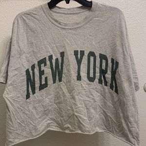 Brandy Melville New York Crop Top T-Shirt